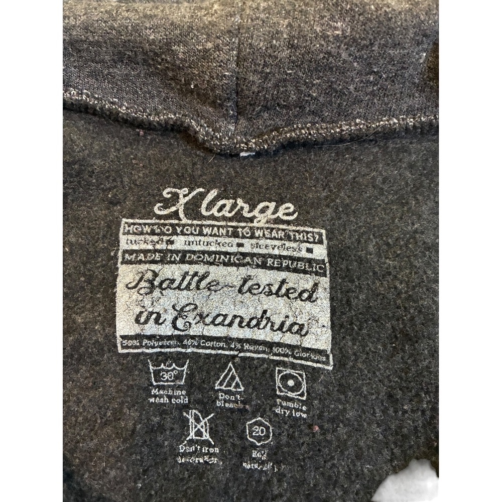 Critical Role How Do You Want To Do This Zip Up Hoodie Grey XL Battle Tested - Picture 6 of 8
